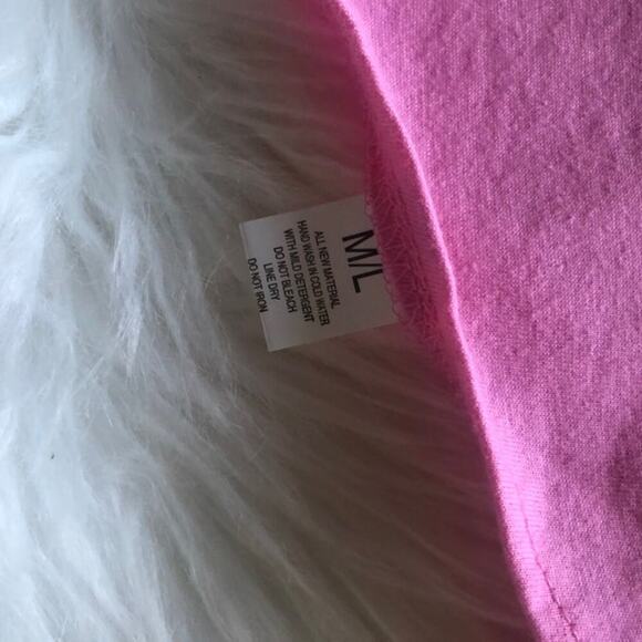 NWOT Pink Bunny Dog Outfit with Bandana Size Med Dress Up Animal Clothes - Picture 3 of 4